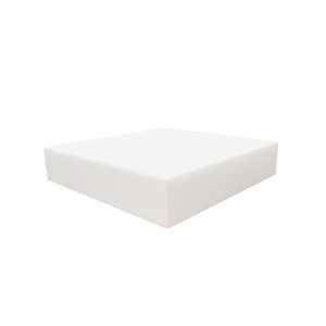 FoamRush High Density Firm Upholstery Foam Square Cushion for Dining Chairs and Wheelchair Seats (5" H x 26" W x 32" L)