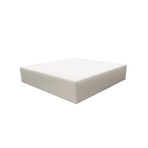 FoamRush High Density Upholstery Foam Cushion for Dining Chairs and Wheelchair Seat Cushion Replacement, Square Design,