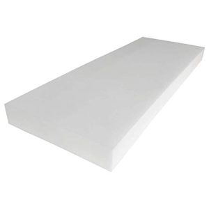 Foamma High Density Upholstery Foam, 6" x 24" x 72", Replacement Couch Cushion and Chair Filler Stuffing Foamma High Den