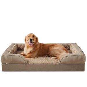 INVENHO Orthopedic Dog Beds for Large Size Dogs, XL Washable Dog Sofa with Egg-Crate Foam | INVENHO Orthopedic Dog B