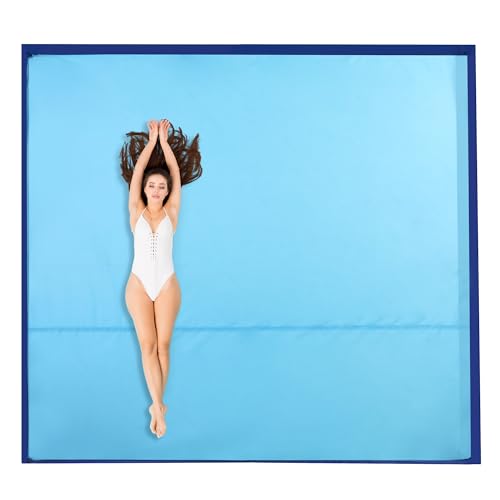 317g3btarnl.jpg HOMBYS Sandproof Waterproof Beach Blanket for Family - 83" x 83" Extra Large, Quick Drying, Lightweight & Durable wit