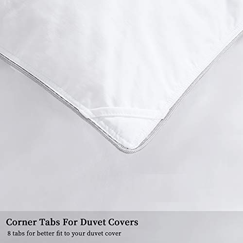317zxbxhcl 1.jpg HOMBYS Oversized King Feather and Down Comforter for All Season Warmth | HOMBYS Pinch Pleat Palatial King Duvet Inse