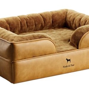 NOAH & PAW Large Dog Bed for Senior Dogs, Orthopedic Comfort, Cooling Gel Memory Foam, Waterproof and Machine Washable (