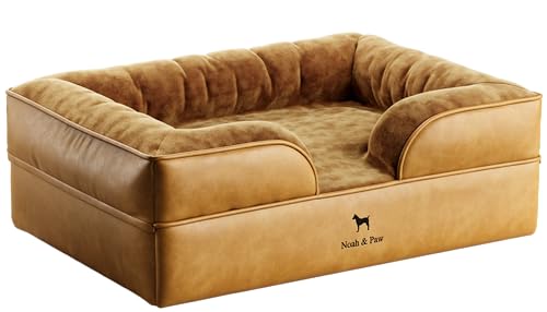 317dhhbp4tl.jpg NOAH & PAW Large Dog Bed for Senior Dogs, Orthopedic Comfort, Cooling Gel Memory Foam, Waterproof and Machine Washable (