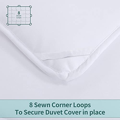 318t8u17qcl.jpg HOMBYS Alaskan King Comforter Lightweight Quilted Down Alternative Duvet Insert for All Season White | HOMBYS Alaska