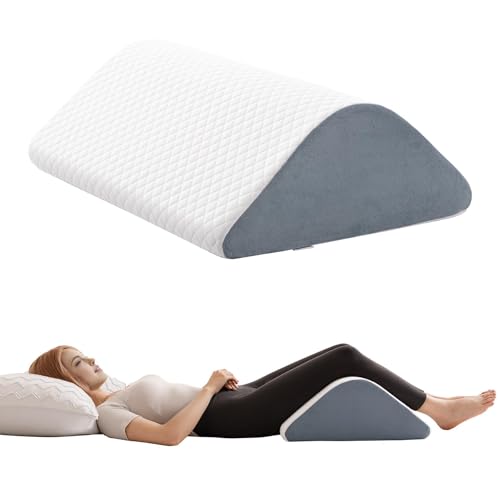 31brh0fyfgl.jpg Post-Surgery Recovery Knee Wedge Pillow 8'' for Leg Elevation Support and Pain Relief | Knee Wedge Pillow 8'' with R