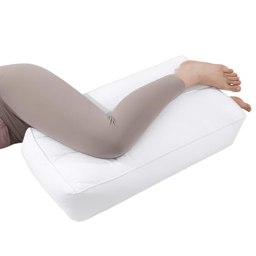 31gldmfpj3l.jpg HOMBYS White Knee Pillow for Side Sleepers | HOMBYS Spine Alignment Knee Pillow for Sleeping on Back | HOMBYS Pregn