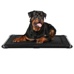 Chew Proof HOMBYS Dog Crate Bed for Aggressive Chewers & Crazy Diggers | Durable Armored Padded Dog Mat Bed by HOMBY