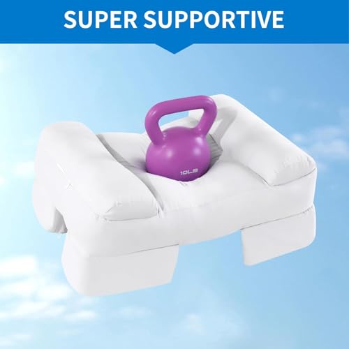 31l1sd76pnl.jpg HOMBYS White Foam Filling Side Sleeper Pillow for Neck & Shoulder Pain Relief
