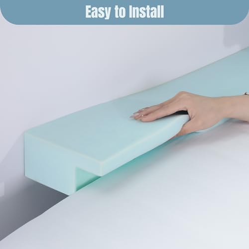 31lzghkphpl 1.jpg Headboard Gap Filler Pillow - HOMBYS for King Queen Twin Beds, Close 0-6" Gaps, Foam Material, Cut to Fit, Comfortable