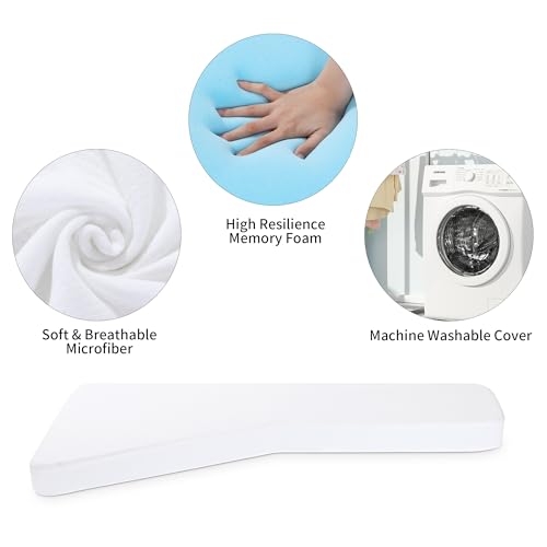 31mx6vht tl 1.jpg HOMBYS Memory Foam Knee Pillow for Side Sleepers with Pain Relief | 2-in-1 Multi-Functional Body Pillow for Side Sle