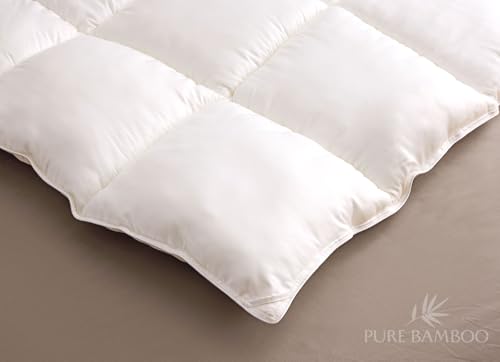 31n00w oivl 1.jpg Pure Bamboo Duvet Insert King Size - Ultra Soft Quilted Duvet Insert with 8 Corner & Side Loops, Luxuriously Soft (King,