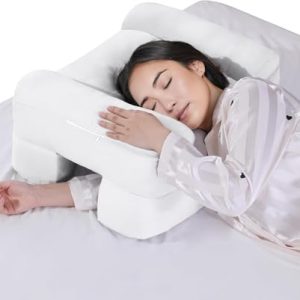 HOMBYS White Foam Filling Side Sleeper Pillow for Neck & Shoulder Pain Relief