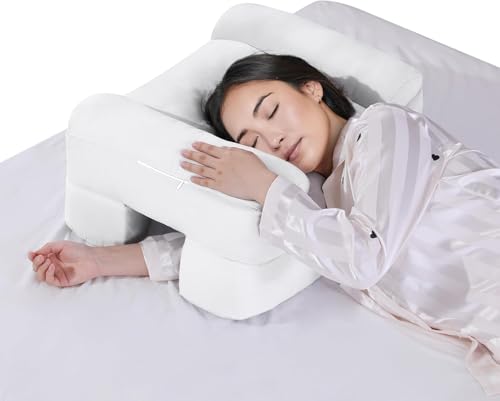 31otkmz8dol.jpg HOMBYS White Foam Filling Side Sleeper Pillow for Neck & Shoulder Pain Relief