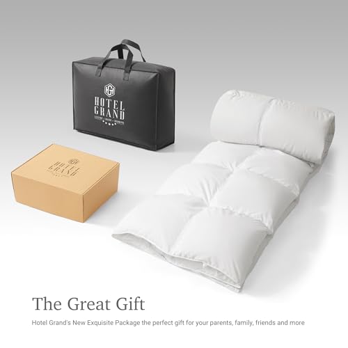 31ug3z0bgl.jpg Grand White Goose Down Fiber Comforter Queen Size Luxury Hotel Collection Summer Sleepingecessory