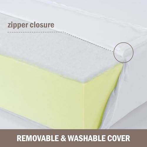 31v13znrdnl 1.jpg MABOZOO High Density Couch Cushion Replacement Insert with Dacron Fiber Layer,24"x27",5.5Inch Thick | MABOZOO Sofa C