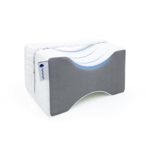 31z3c1pkoll.jpg Knee Pillow for Side Sleepers: Hip Pain Relief and Smooth Spine Alignment, Memory Foam Pillow with Cover and Removabl