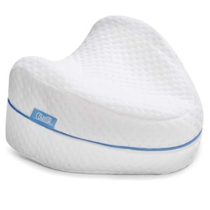 Contour Legacy Leg & Knee Foam Support Pillow for Side Sleepers Relieving Back, Hip, Knee, Joint, Nerve & Muscle Pain