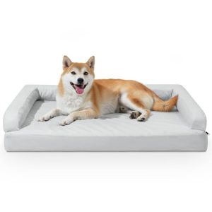 Indestructible Chew Proof Waterproof Orthopedic Dog Bed for Large Dogs | Anti-Slip Washable XL Sofa Bed for Large Do
