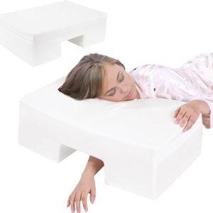 HOMBYS Side Sleeper Pillow with Arm Hole, Super Firm Support for No Arm Pressure, Neck & Shoulder Pain Relief, Suitab