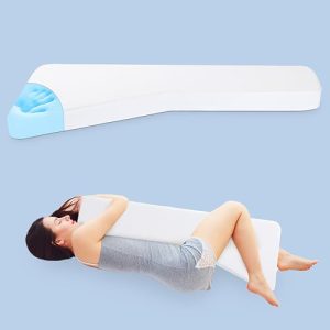 HOMBYS Memory Foam Knee Pillow for Side Sleepers with Pain Relief | 2-in-1 Multi-Functional Body Pillow for Side Sle