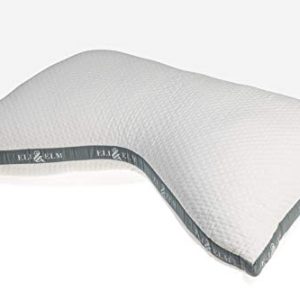 Best Ergonomic Side Sleeper Pillow for Neck Pain and Supportive Cooling Latex Fill | Luxury Breathable Cover and Sup