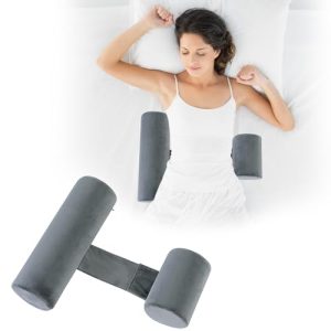 HOMBYS Memory Foam Sleep Position Training Pillow, Adjustable Supportive Trainer Pillow for Back and Side Sleepers -