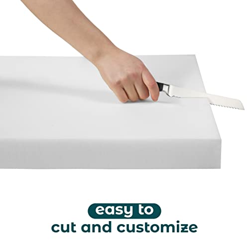 31pdimsbt5l 1.jpg Milliard High Density Upholstery Foam, Great for Cushion/Sofa Replacement and Padding, Ideal for Home Decor Souers