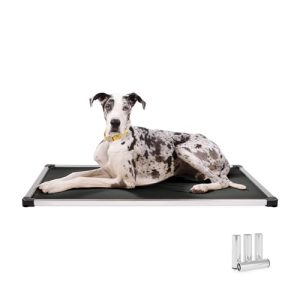 K9 Ballistics Virtually Indestructible Chew Proof Dog Crate Bed (Obsidian Black, Medium) K9 Ballistics Virtually Indes