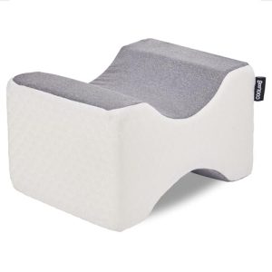 Side Sleeper Knee Pillow - Sciatica Pain Relief for Smooth Spine Alignment (Grey) - 1PCS | Leg Pillow for Side Sleep
