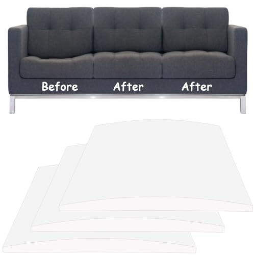 31wmya6wxl.jpg Ivory White 20"X 20" Couch Cushions for Sagging Furniture Seats (3 Pcs) Replacement High Density Foam Cushions for Secti