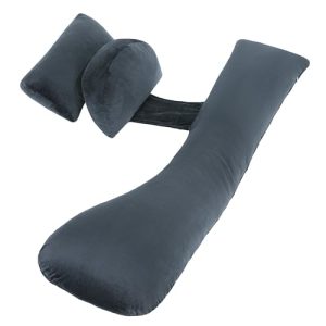 HOMBYS BBL Pillow After Surgery Dark Grey for Stomach & Side Sleeper Post Op AdjustableBasket HOMBYS BBL Pillow After Su