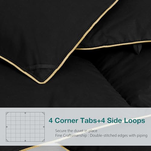 41 1ym5t kl.jpg KAKABELL Ultra Soft and Cozy Goose Down Comforter Queen Size