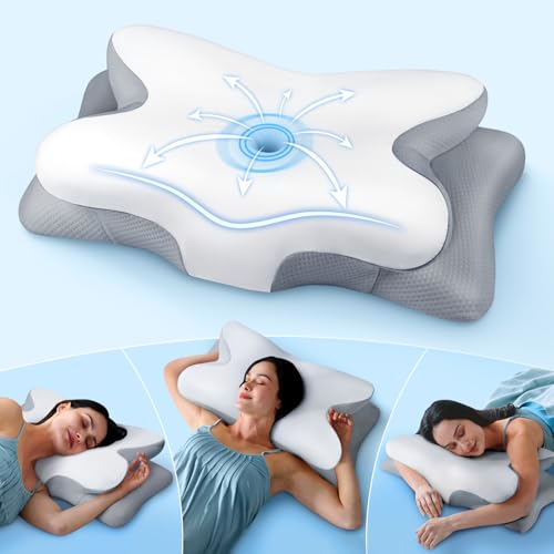 41 is ecfil.jpg Ergonomic Cooling Cervical Pillow for Pain Relief and Neck Support