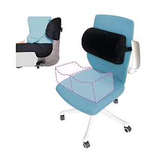 AOSSA Back Support Pillow for Woman Post-Surgery Recovery (Black) AOSSA Sitting and Driving Seat Cushion Back Support