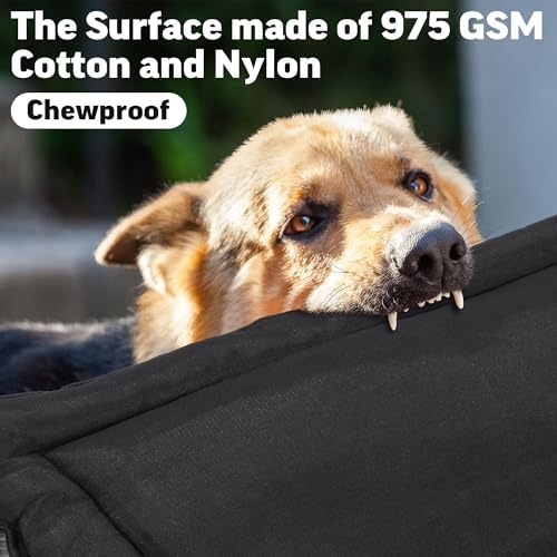 411vwez c5l 1.jpg Indestructible Chew Proof Dog Crate Pad for Aggressive Chewers | Machine Washable Waterproof Crate Mat, Durable Pupp