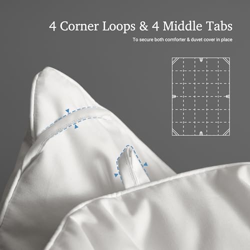 412ek1 0ftl 3.jpg Grand White Goose Down Fiber Comforter Queen Size Luxury Hotel Collection Summer Sleepingecessory