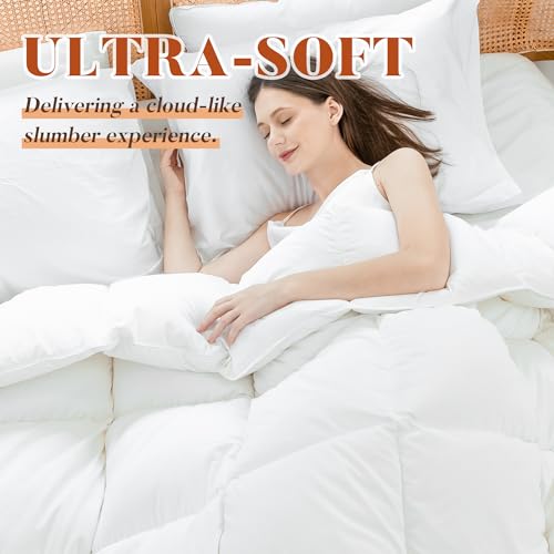 412ovkshopl 1.jpg Cosybay Ultra Fluffy Full Size Feather and Down Comforter, Luxury All Season Cover for Cozy Bedding | Cosybay Full S