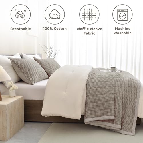 412yilfx el.jpg Sanracie Oversized King Bedspread 100% Cotton Waffle Weave Quilt for All Seasons | Sanracie Oversized King Bedspread