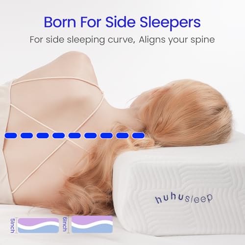 414br5io9al.jpg Firm Cooling Side Cube Pillow for Side Sleeper (5 inch) Side Cube Pillow with Two Sided Four Types of Softness for Sid