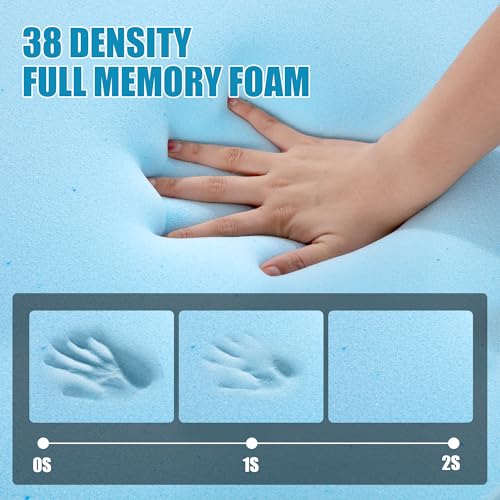 414rj4xrc3l 2.jpg HOMBYS Memory Foam Knee Pillow for Side Sleepers - Knee Support, Leg Separation, Lower Back Pain Relief and Pregnancy Su