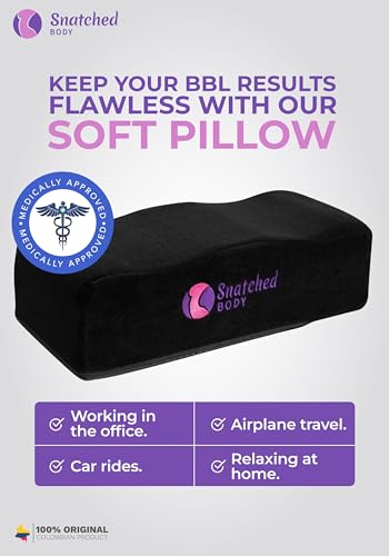 414zdasckbl.jpg Post Surgery Body Back Support Snatched BBL Booty Pillow for Seamless Recovery | Soft Snatched Body Back Support Pos