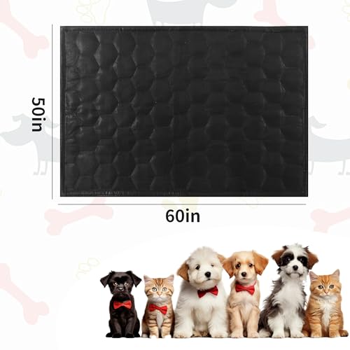 415ykasxyul 3.jpg Indestructible HOMBYS Dog Blanket for Chew Proof and Waterproof Protection on Furniture, Pet Owners' Favorite, 50"x60