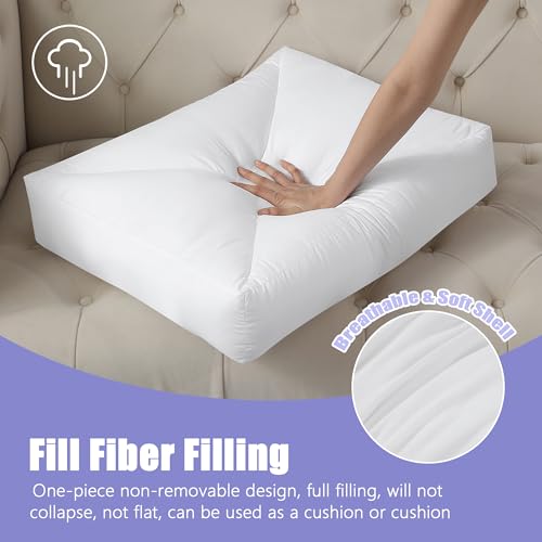 417bhlts8rl.jpg HOMBYS Shredded Foam Couch Back Cushions Replacement for Couches, Durable Stuffing Fill Removable Lumbar Support Pill