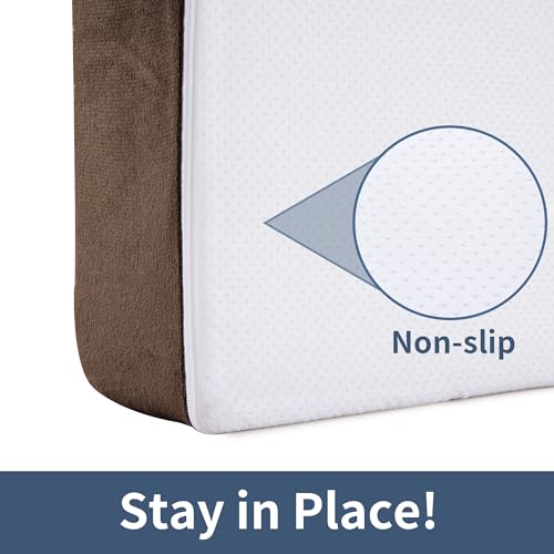4180poyypbl.jpg HOMBYS Thick and Non-Slip Foam Recliner Cushions for Elderly | HOMBYS Square Seat Cushion for Chair - Elderly Armcha