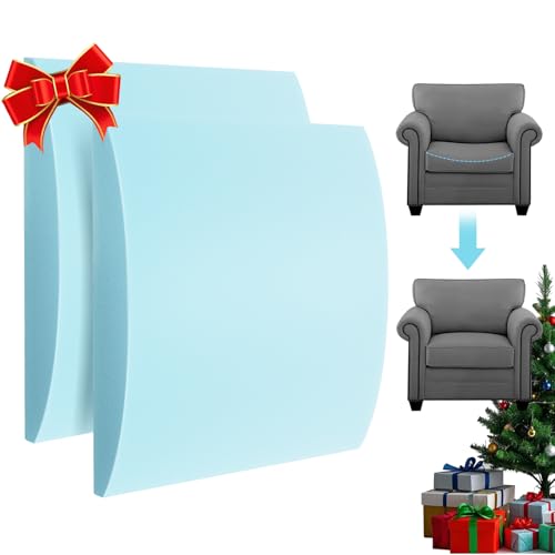 418bvo6bxkl.jpg High Density Foam Couch Cushion Support for Sagging Seats | Curved Couch Support Cushions, Set of 2 for Loveseats &