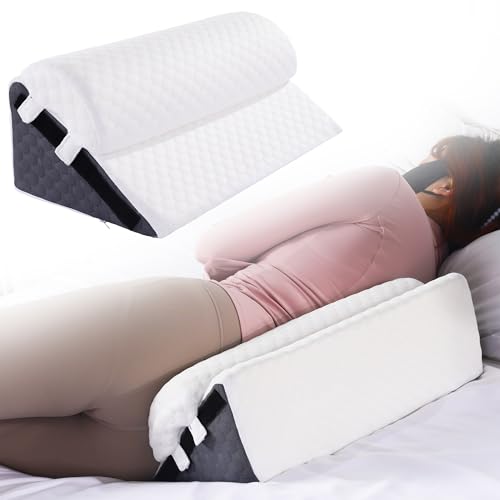 418pfnr9mzl 2.jpg HOMBYS Adjustable Side Wedge Pillow for Sleeping | Foam Positioning Wedge Pillow for Side Sleeping | Adjustable Sid