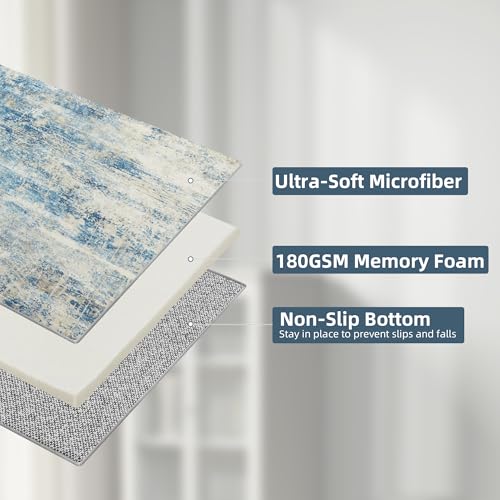 419ifq5vznl 2.jpg HOMBYS Thickened Memory Foam Area Rug for Living Room and Bedroom Large Soft Modern Carpet | HOMBYS Abstract Home De