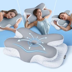 Osteo Enjoy Non-Temperature Affected Memory Foam Sleeping Cervical Neck Pillow for Side Sleepers | Osteo Enjoy Q-max