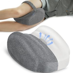 KingPavonini Cooling Knee Pillow for Side Sleepers with Memory Foam and Strap KingPavonini Ergonomic Hip Pillow for Side